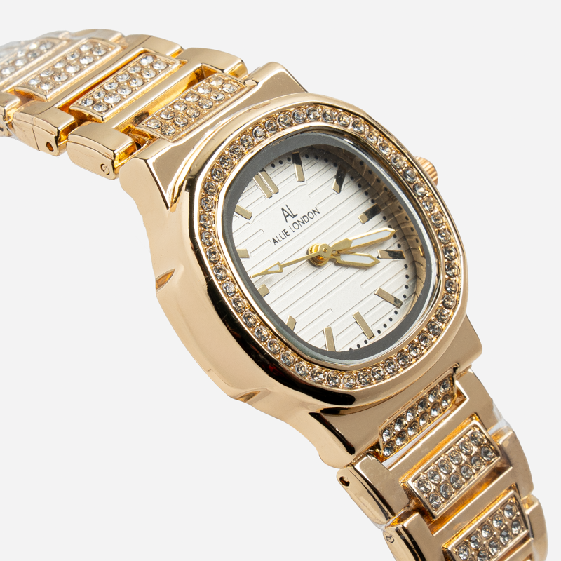 Allie London-Round Classic Collection-White-G